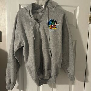 2012 Disneyland zippered hoodie, sweat shirt made by Haynes / Size S
